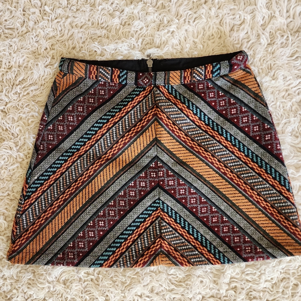 Forever 21 tribal print skirt